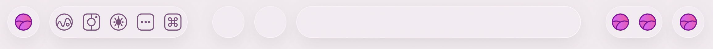 Navigation bar concept.